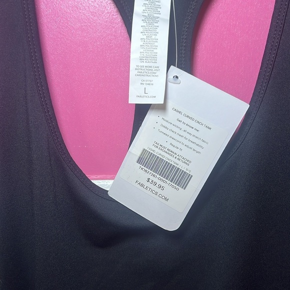 Black Racerback Tank Top - Picture 4 of 7